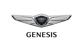 A logo of genesis car company