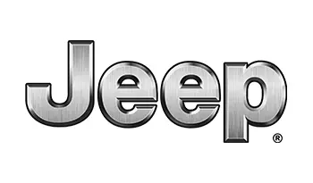 A jeep logo is shown in silver.